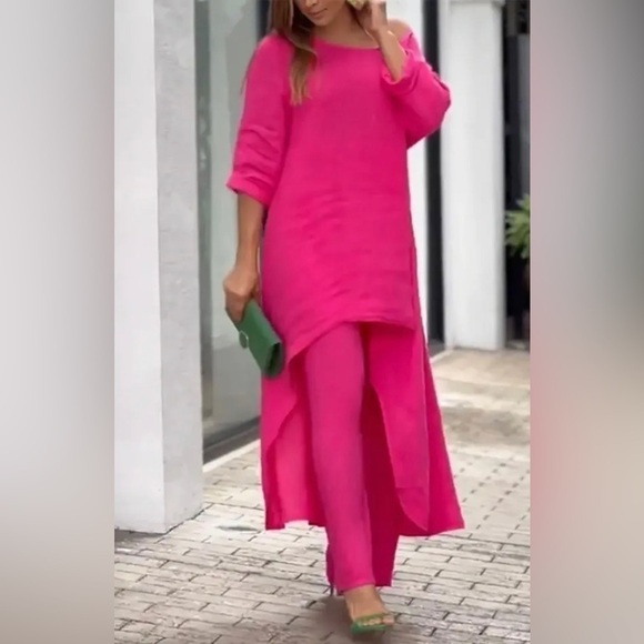 Blu Trends Pants - Hot Pink! 2 Piece Hot Pink Pants & Top